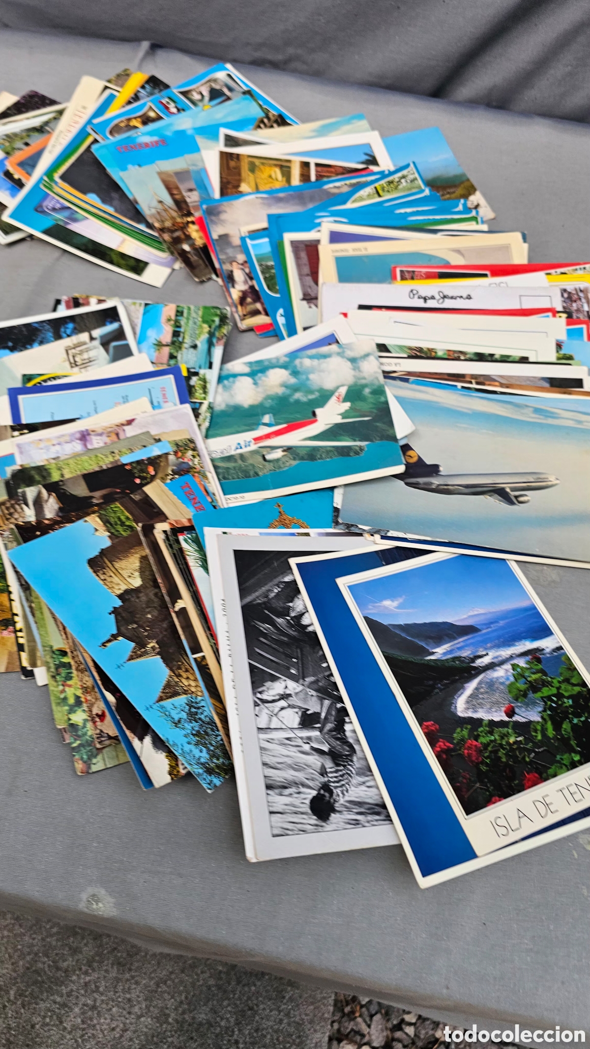 Postales: Lote de mas de 1 kilo de postales antiguas varias