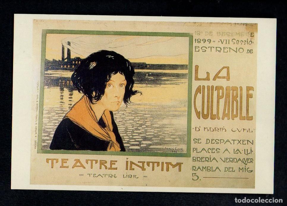 Postales: POSTAL PUBLICITARIA DE LA OBRA - LA CULPABLE - ADETCA.