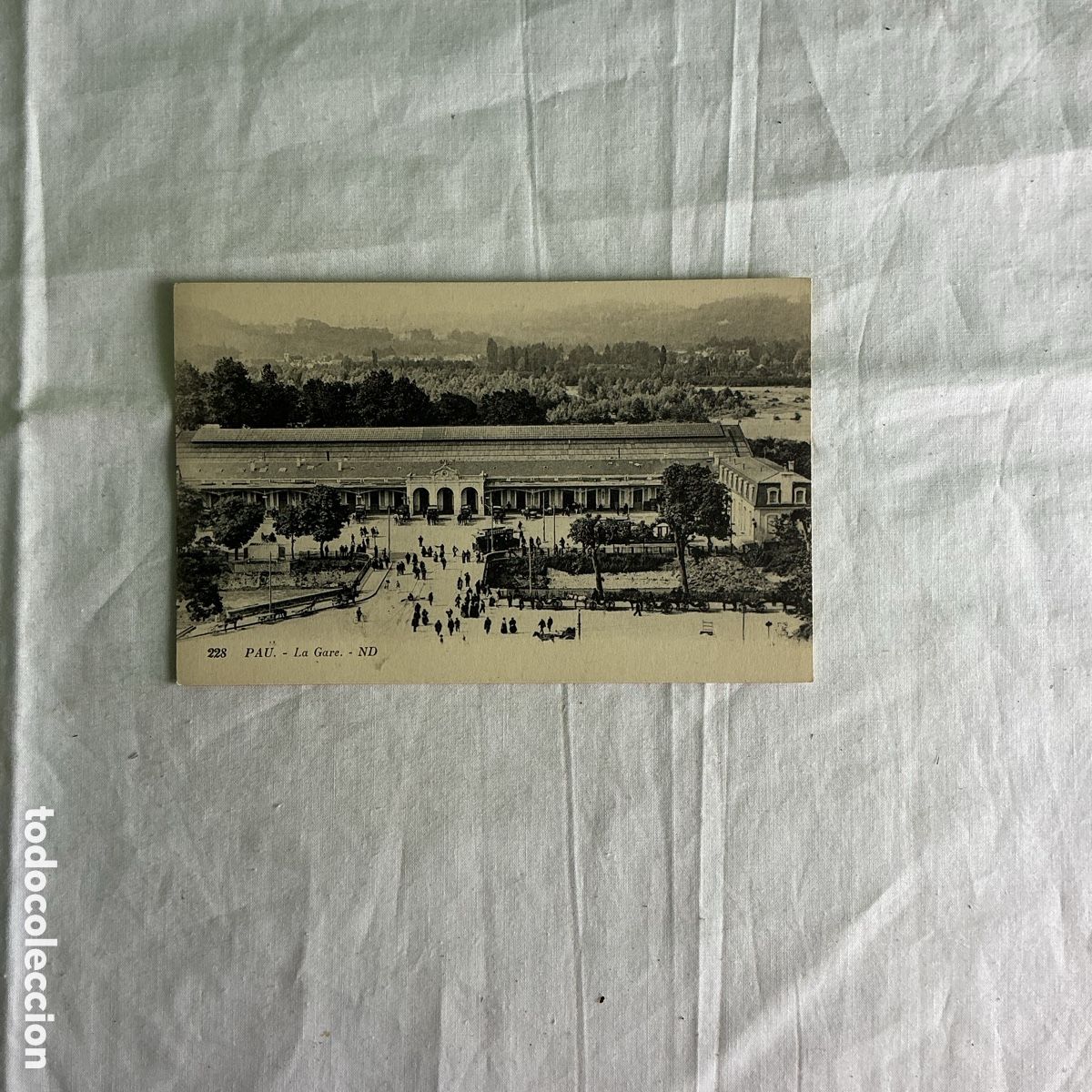 Postales: Postal antigua Pau &ndash; La Gare &ndash; Estaci&oacute;n de ferrocarril &ndash; Francia &ndash; principios siglo XX