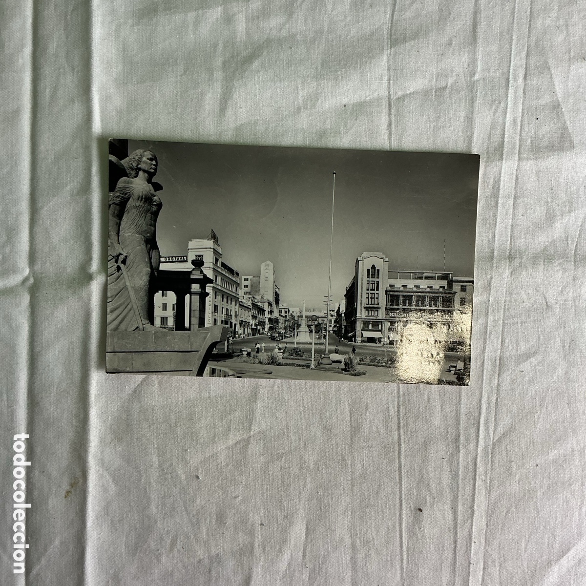 Postales: Postal fotogr&aacute;fica antigua &ndash; Santa Cruz de Tenerife &ndash; Plaza de la Candelaria &ndash; Circulada 1960