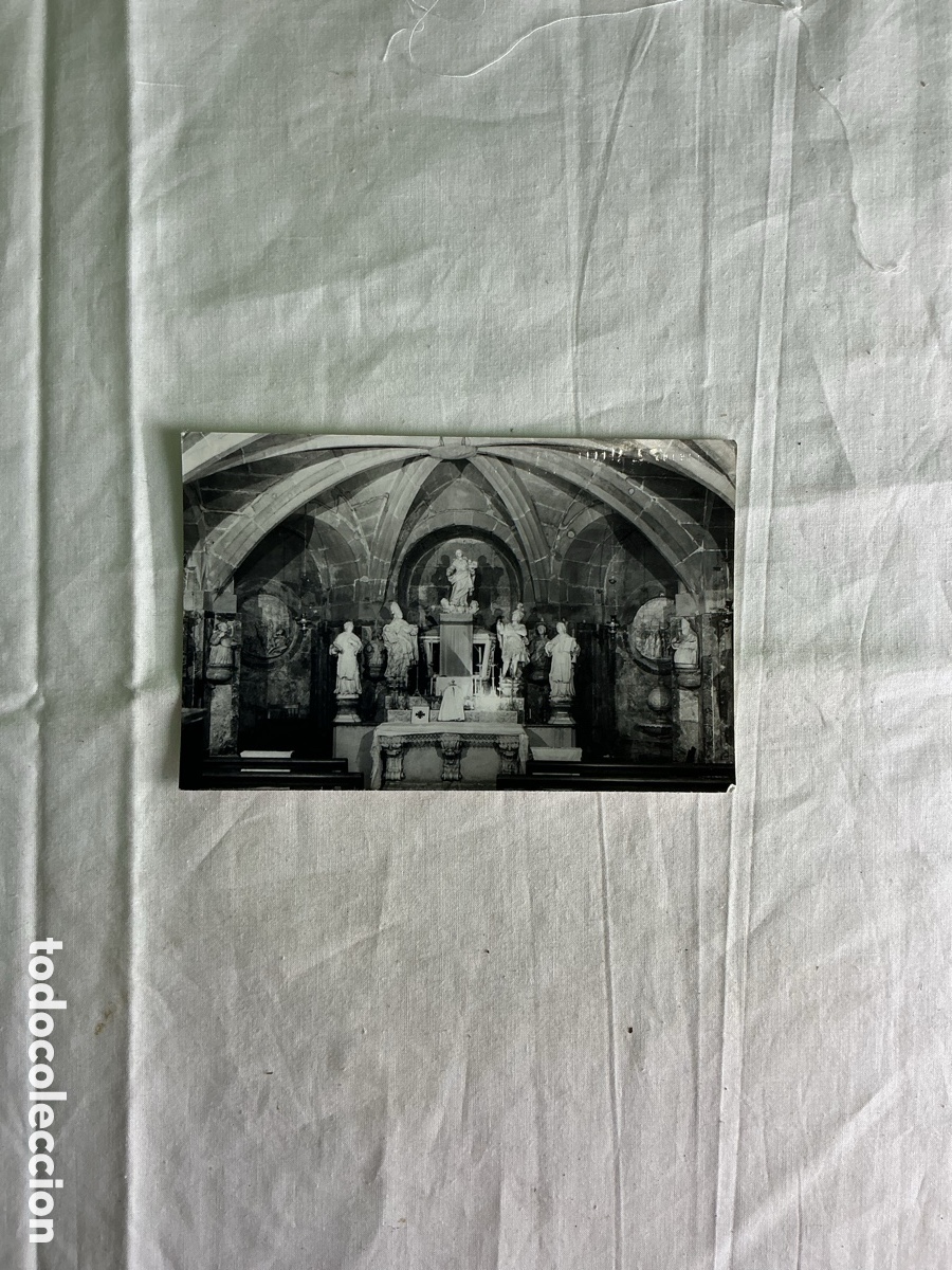 Postales: Postal fotogr&aacute;fica antigua Manresa &ndash; Bas&iacute;lica de Santa Mar&iacute;a de la Seu &ndash; Cripta dels Sants M&agrave;rtirs