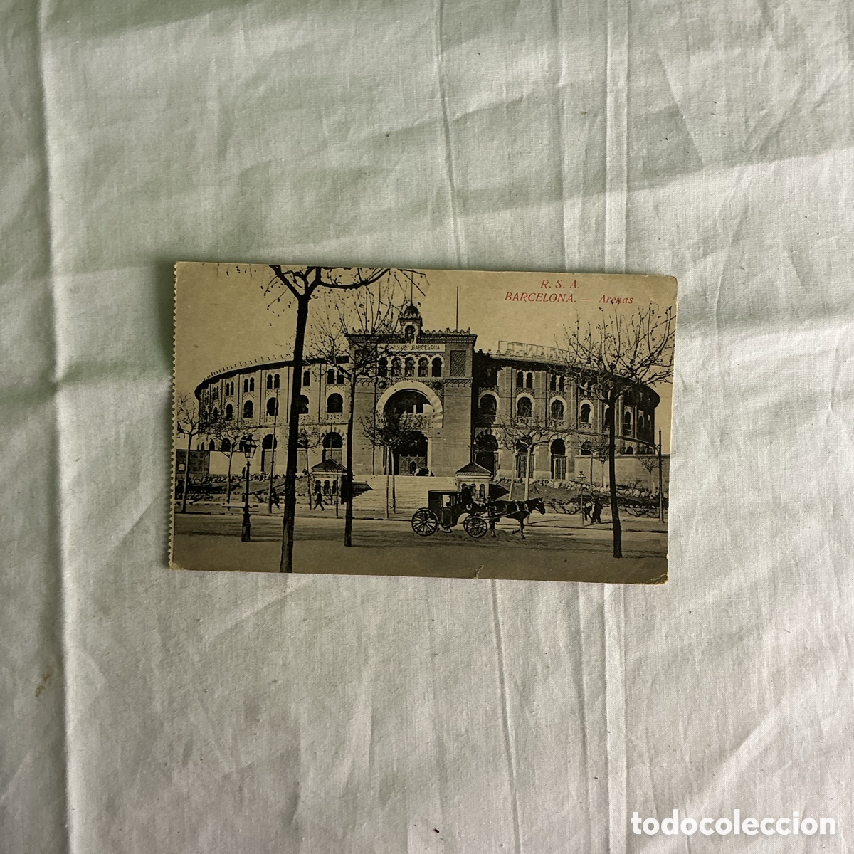 Postales: Postal antigua Barcelona &ndash; Plaza de Toros Arenas &ndash; R.S.A.