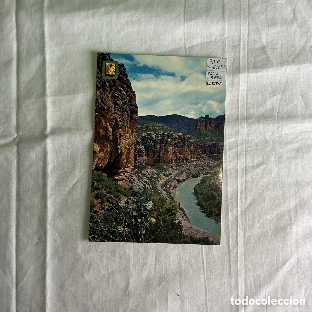 Postales: Postal antigua &ndash; El Pallars, R&iacute;o Noguera Pallaresa &ndash; Pirineo Catal&aacute;n, Lleida &ndash; N&ordm; 971