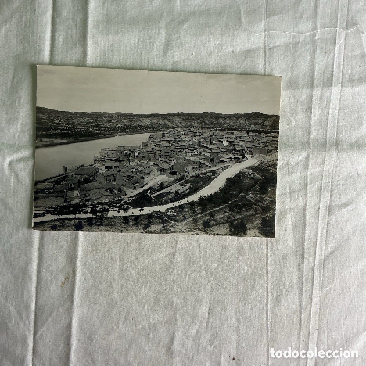 Postales: Postal antigua Ribarroja de Ebro &ndash; Vista General &ndash; Tarragona &ndash; Circulada &ndash; A&ntilde;os 50