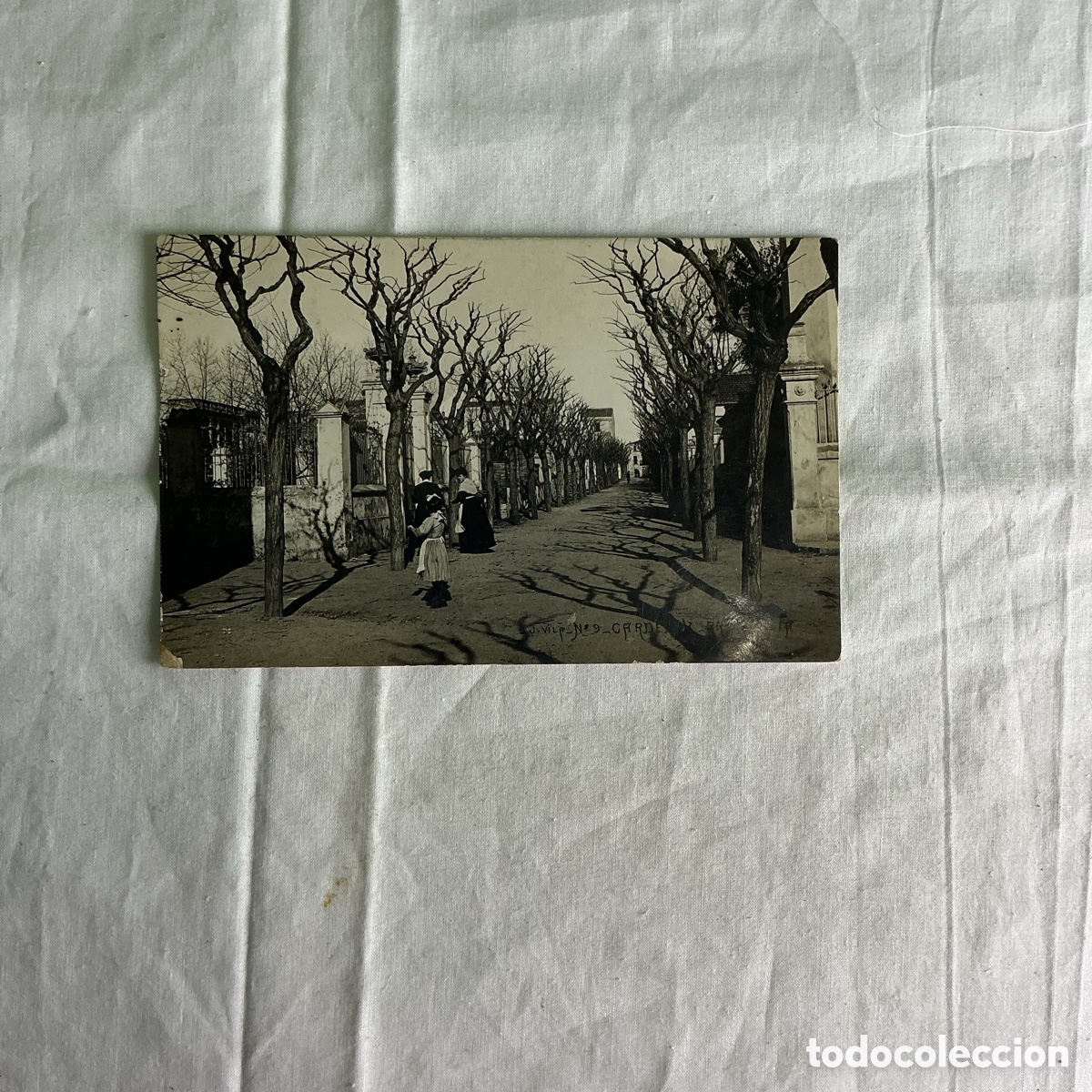 Postales: Postal antigua Carmelo &ndash; Barcelona &ndash; Vista interior &ndash; Circulada 1917 &ndash; Muy antigua