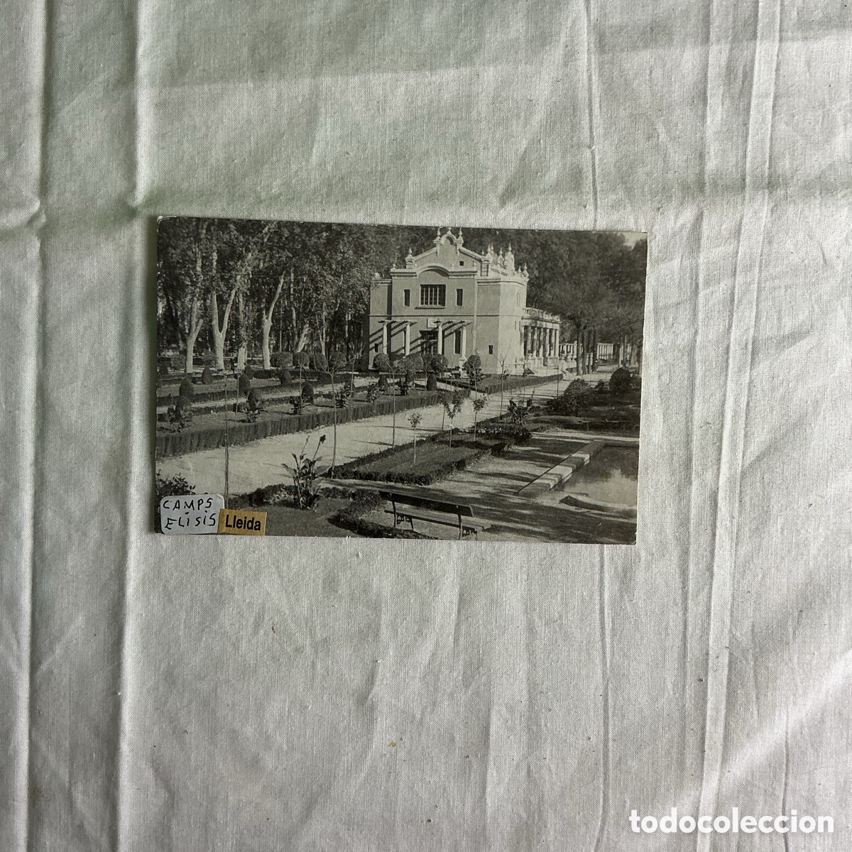 Postales: Postal antigua Lleida &ndash; Camps Elisis &ndash; Pabell&oacute;n y jardines &ndash; 1900-1930