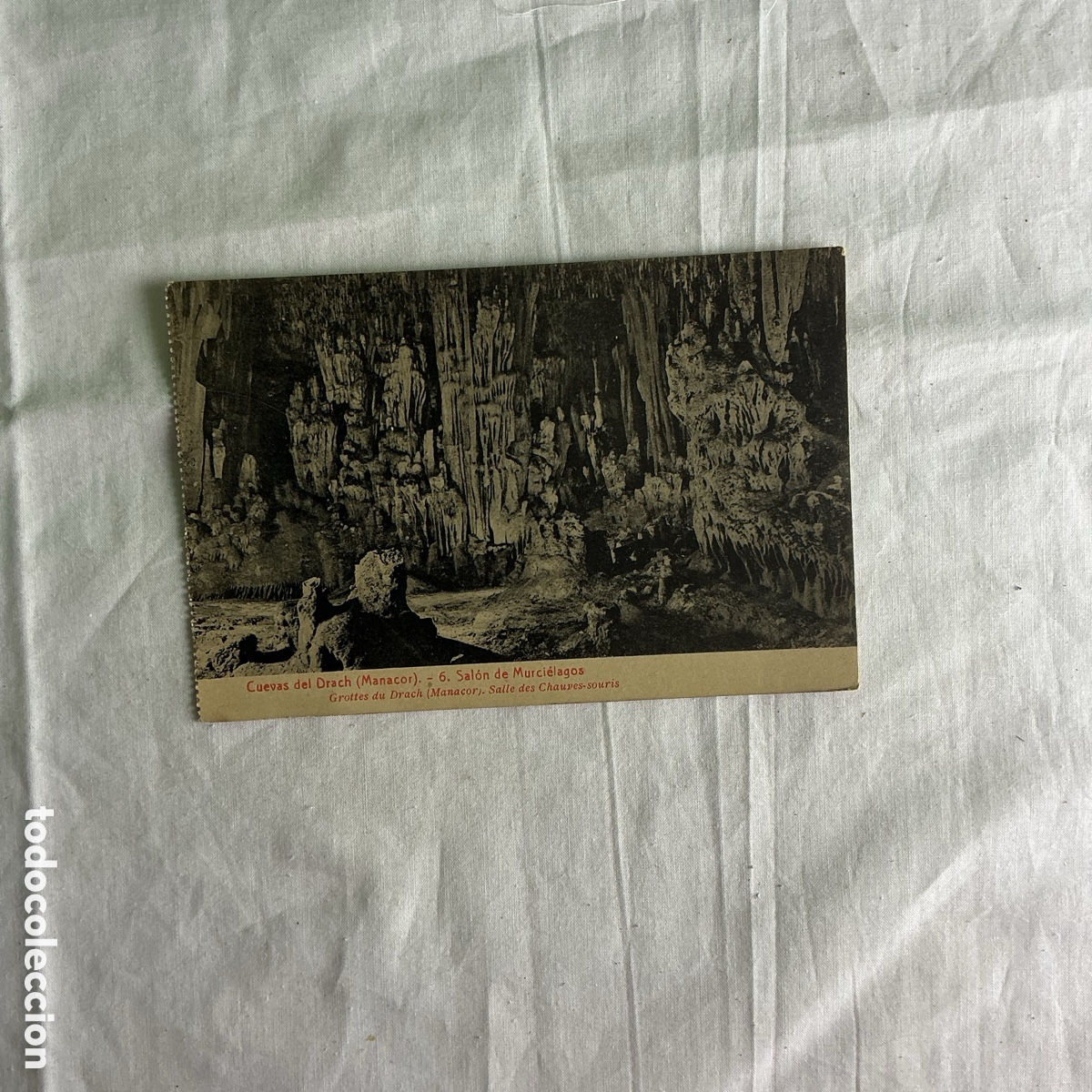 Postales: Postal antigua Cuevas del Drach &ndash; Manacor Mallorca &ndash; Sal&oacute;n de Murci&eacute;lagos &ndash; N&ordm; 6