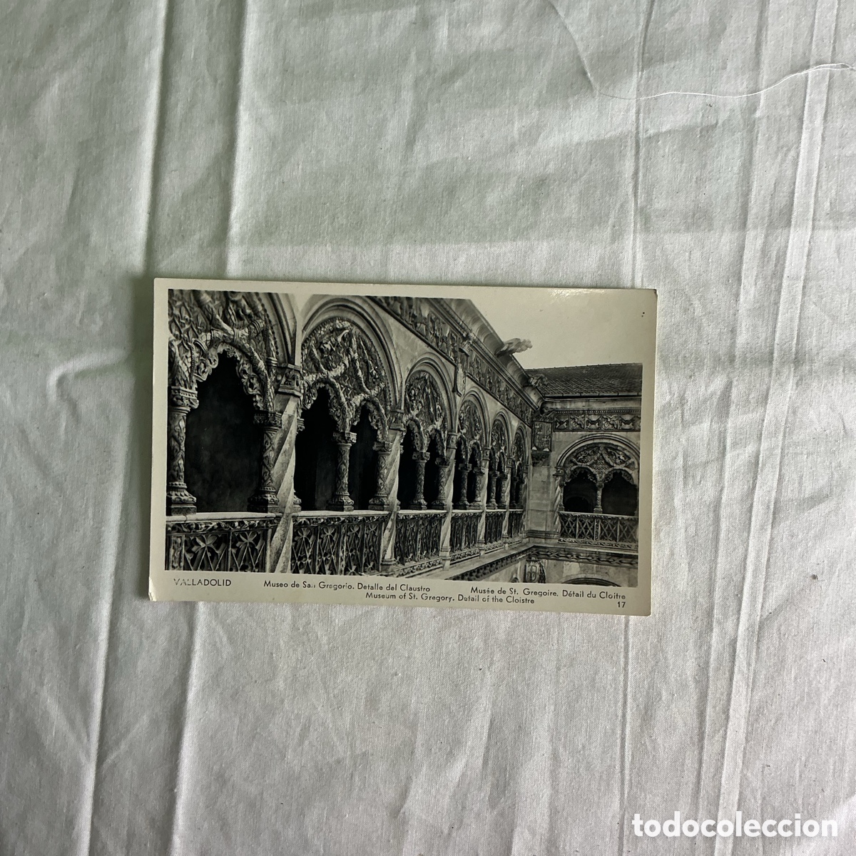 Postales: Postal antigua Valladolid &ndash; Museo de San Gregorio &ndash; Detalle del Claustro &ndash; Fotogr&aacute;fica