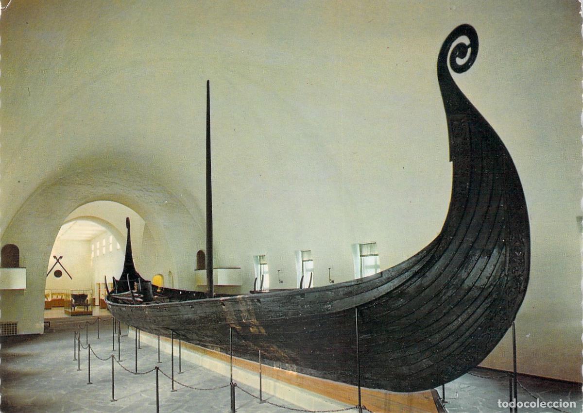 Postales: Postal del Museo de los Barcos Vikingos en Oslo Noruega