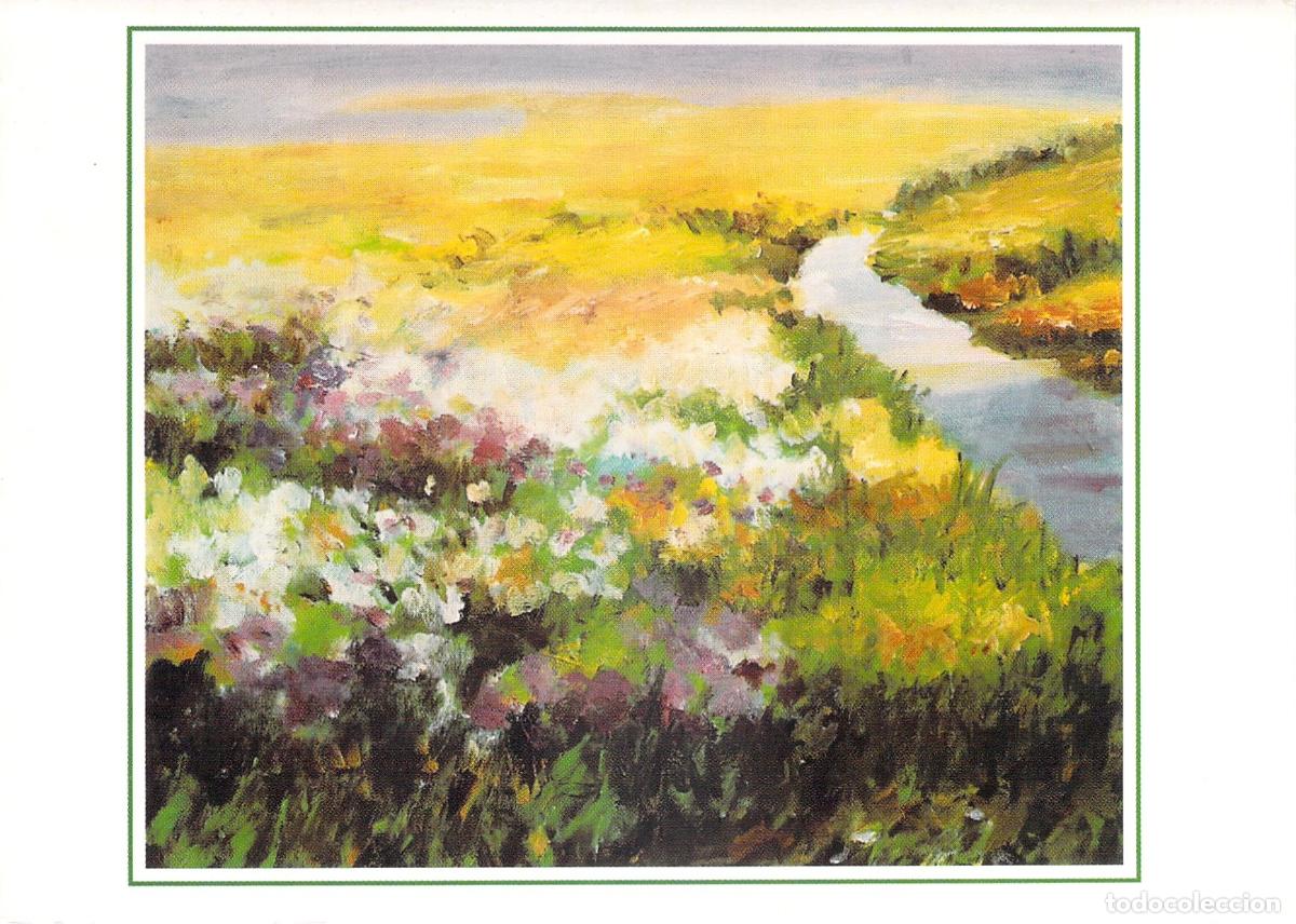 Postales: Postal con pintura de paisaje por el artista Seongkwan Lim