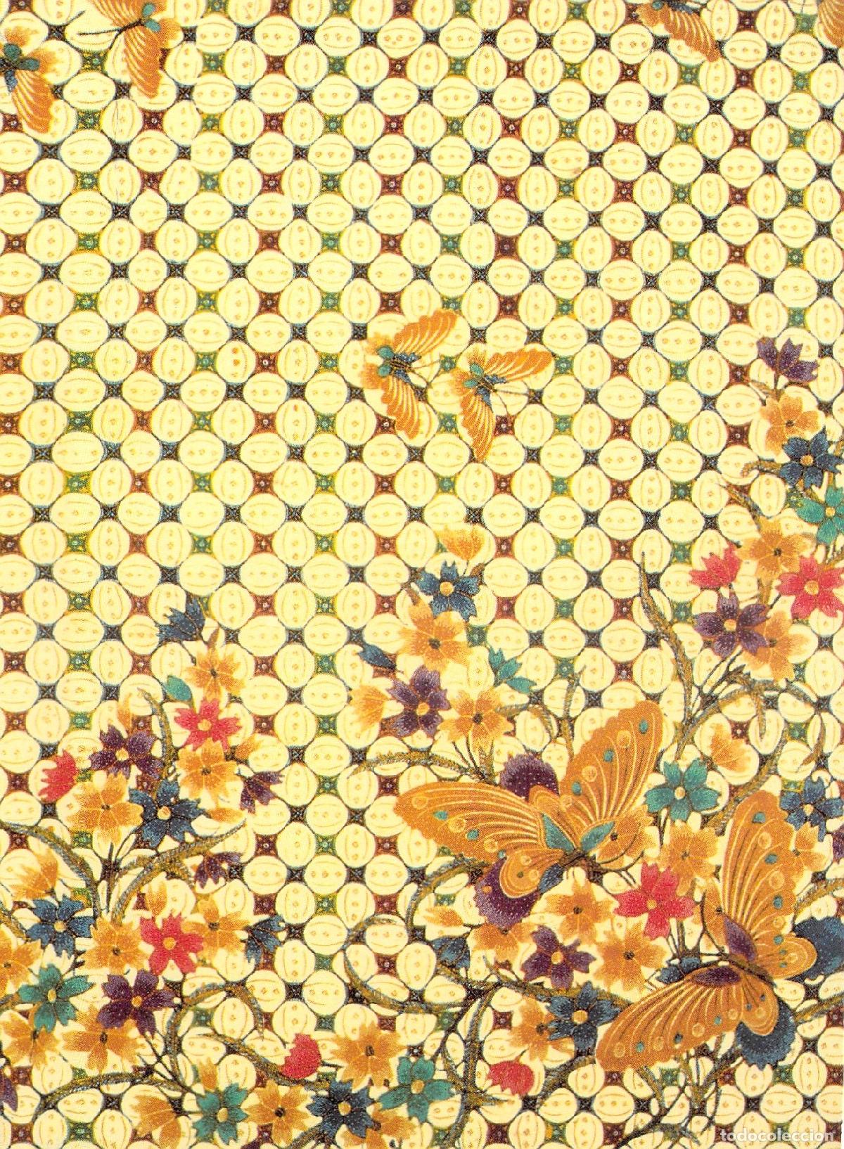 Postales: Postal de Arte con Dise&ntilde;o de Batik Hokokai de Java Indonesia