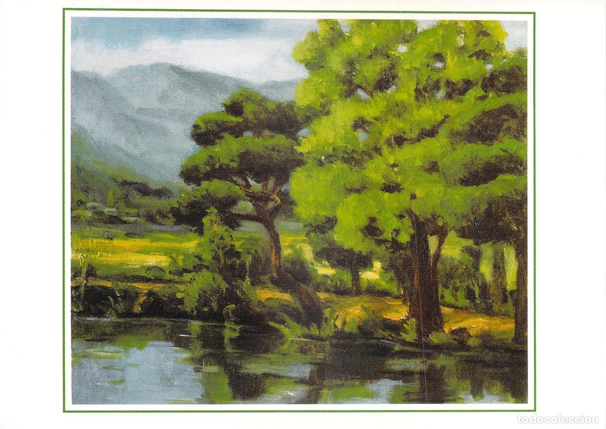 Postales: Postal de Arte con Pintura de Dongkeun Yu del Village para Ni&ntilde;os en Corea