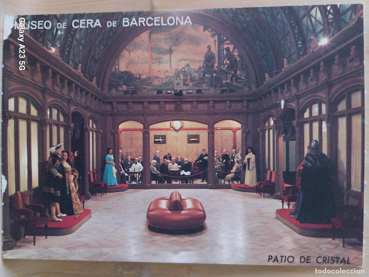 Postales: MUSEO CERA BARCELONA PATIO DE CRISTAL PUBLI BANCO EXTERIOR ESPA&Ntilde;A SC ORIGINAL