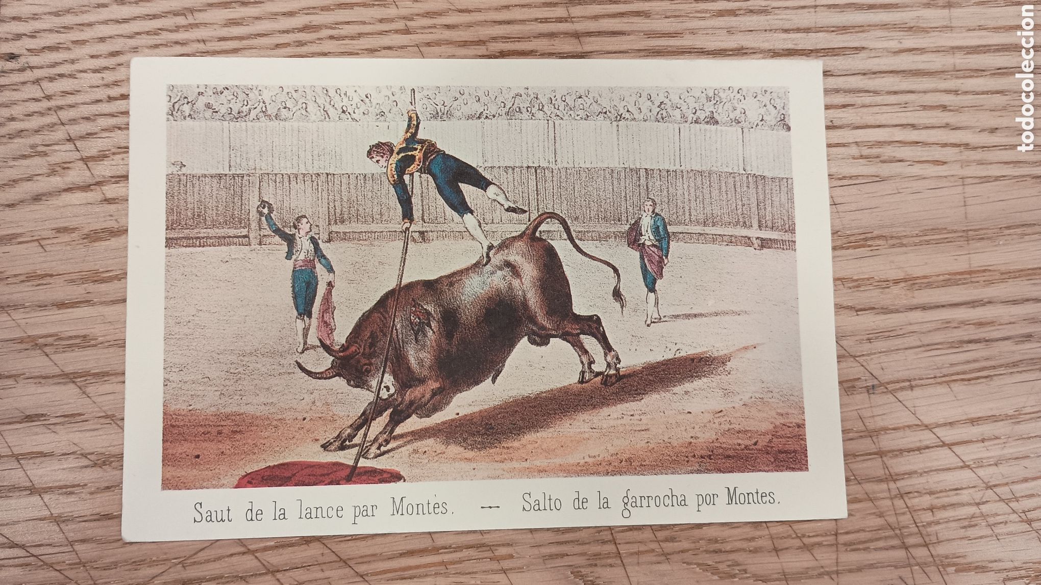 Postales: SALTO DE LA GARROCHA - SAUT DE LA LANCE PAR MONTES