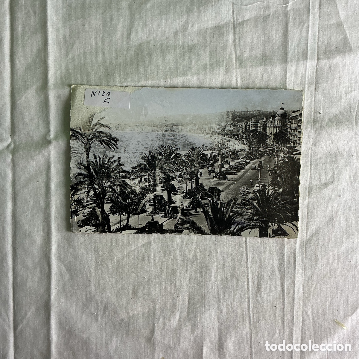 Postales: Niza (Francia) &ndash; La Promenade des Anglais &ndash; Postal antigua fotogr&aacute;fica