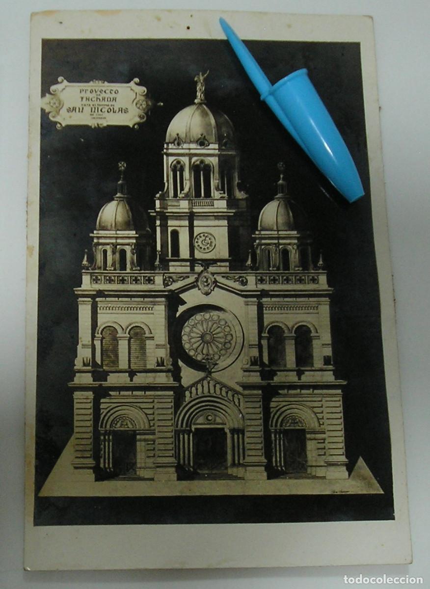 Postales: ANTIGUA TARJETA POSTAL FACHADA DE SAN NICOLAS (26-10)