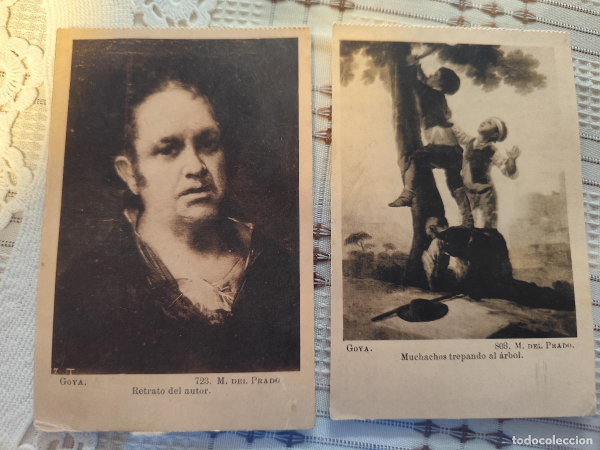 Postales: Lote de tarjetas postales de Goya, fototipia J. Roig mediados del siglo XX