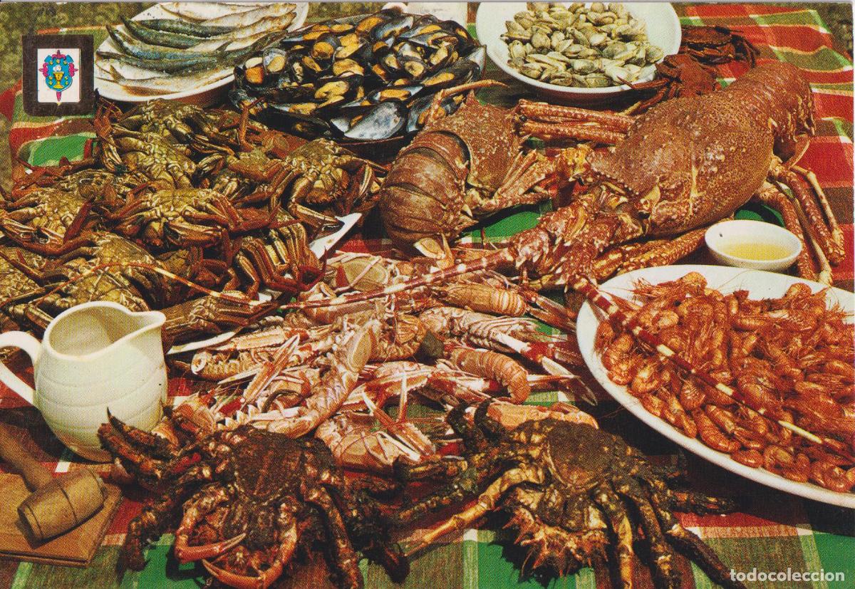 Postales: GALICIA, MARISCOS - ESCUDO DE ORO N&ordm;21 - CIRCULADA 1969