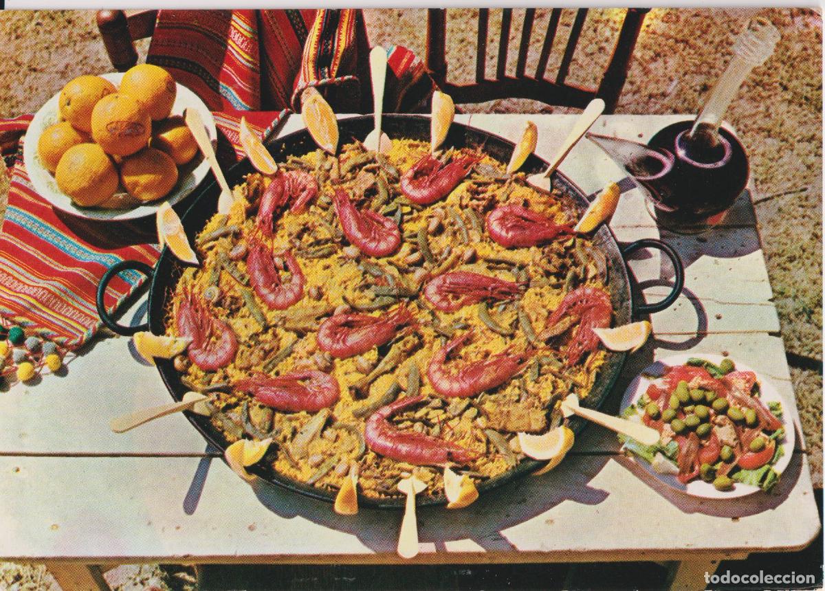 Postales: VALENCIA, PAELLA VALENCIANA - EDICIONES MACIAN N&ordm;5 - S/C