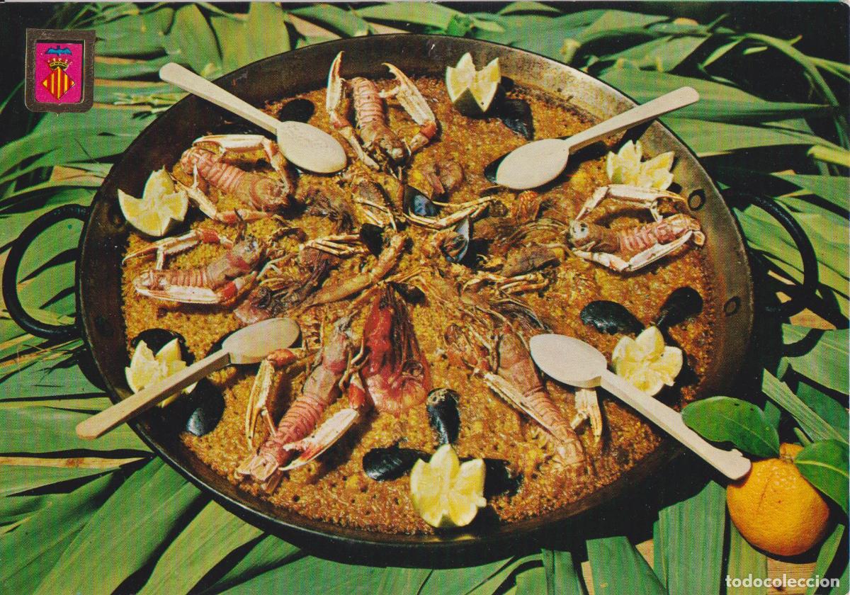 Postales: VALENCIA, PAELLA VALENCIANA - ESCUDO DE ORO N&ordm;855 - S/C