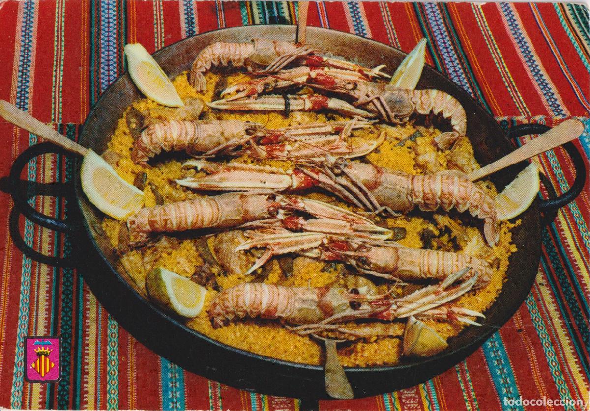 Postales: VALENCIA, T&Iacute;PICA PAELLA VALENCIANA - A.SUBIRATS N&ordm;812 - CIRCULADA 1962