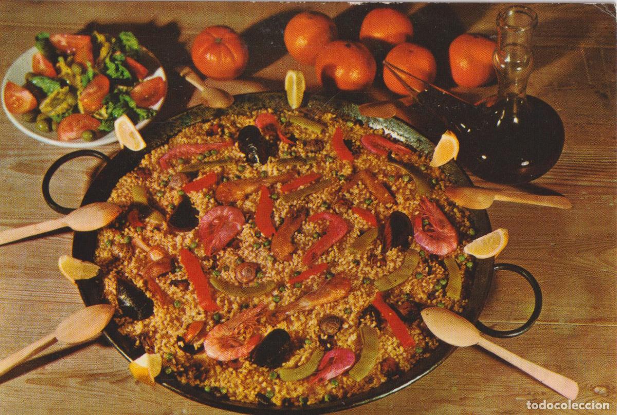 Postales: VALENCIA, PAELLA VALENCIANA - GARCIA GARRABELLA N&ordm;38 - CIRCULADA