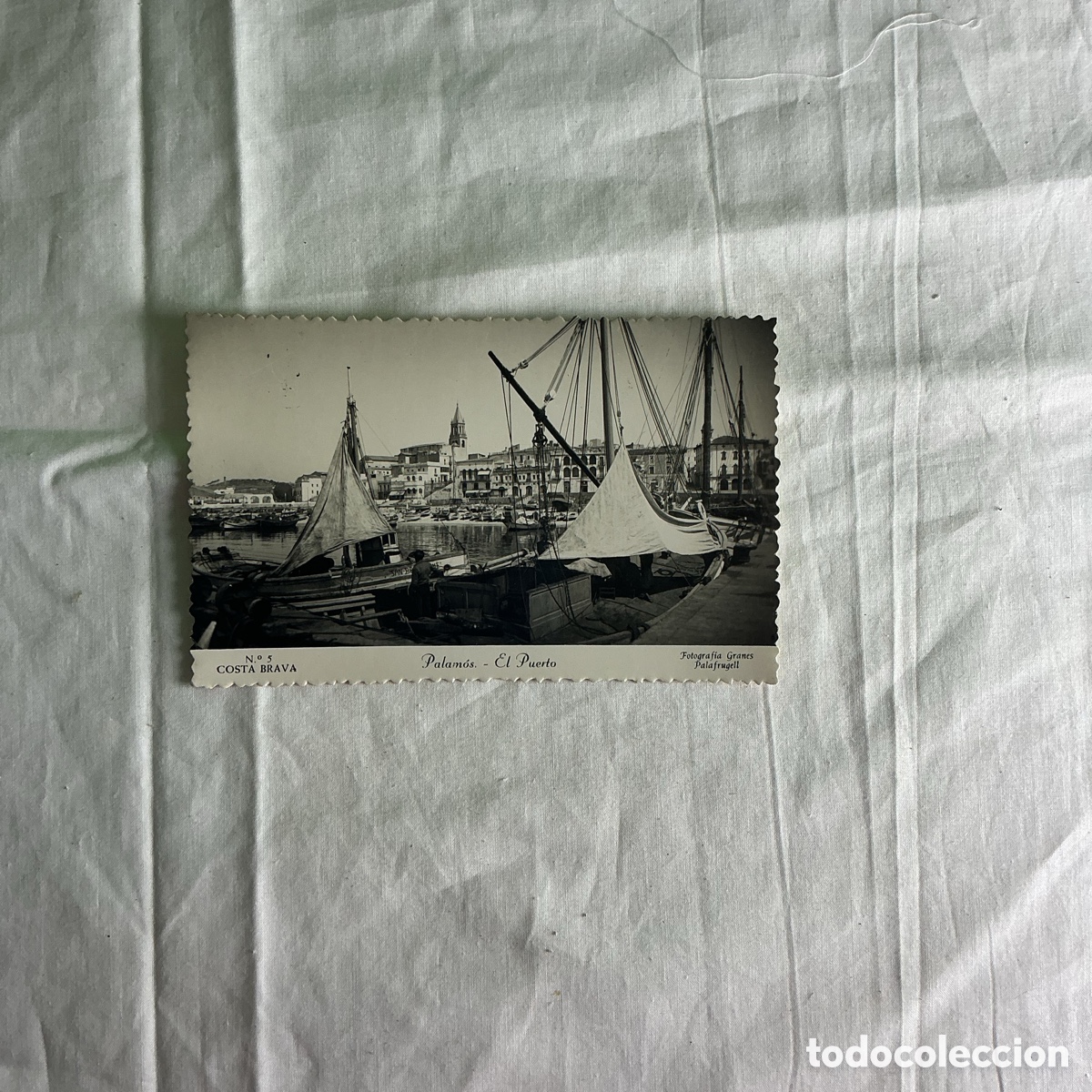 Postales: Postal antigua Palam&oacute;s &ndash; El Puerto, Costa Brava &ndash; Fotograf&iacute;a Gran&eacute;s Palafrugell