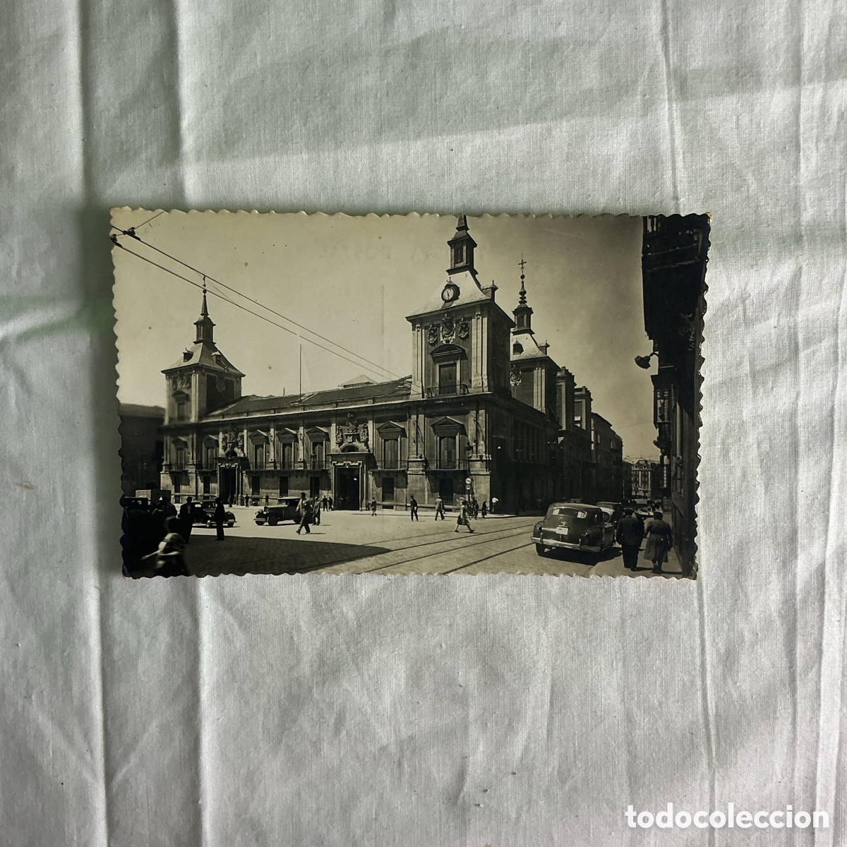 Postales: Postal antigua Madrid &ndash; Casa de la Villa / Ayuntamiento &ndash; Circulada 1955