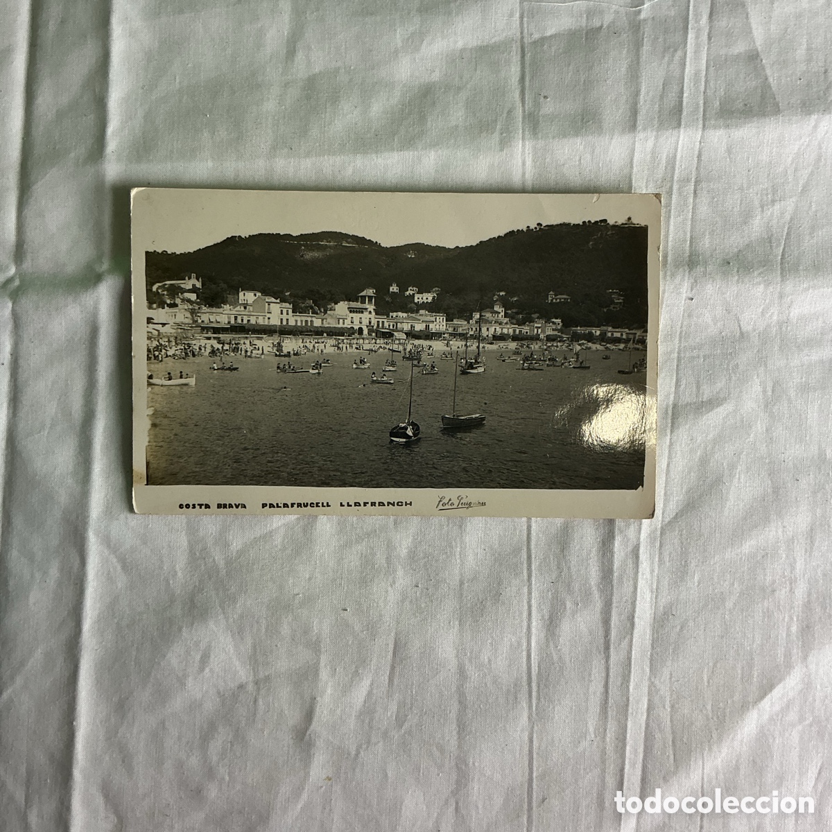 Postales: Postal fotogr&aacute;fica antigua &ndash; Costa Brava, Palafrugell &ndash; Llafranc / Llafranch,