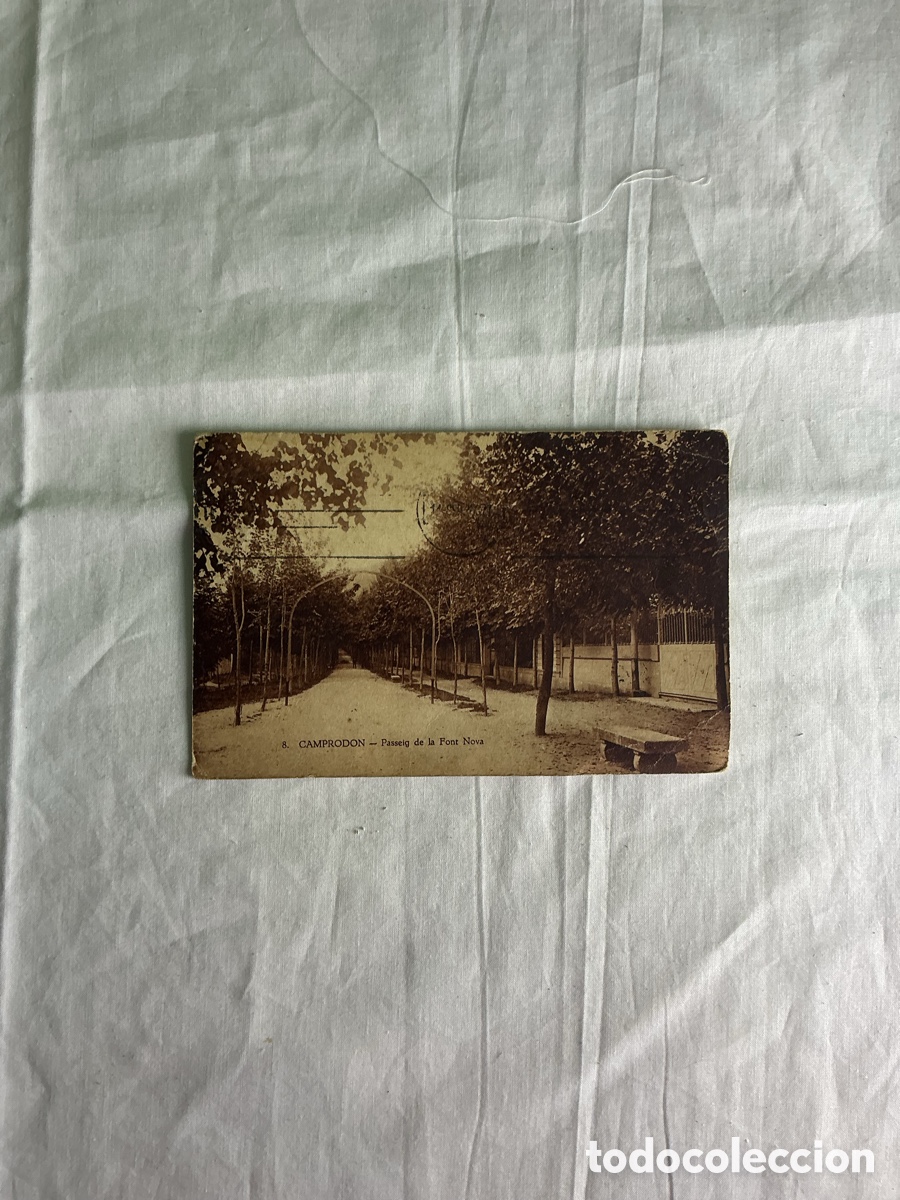 Postales: Postal antigua Camprodon &ndash; Passeig de la Font Nova, n&ordm; 8 &ndash; Circulada, a&ntilde;os 1920