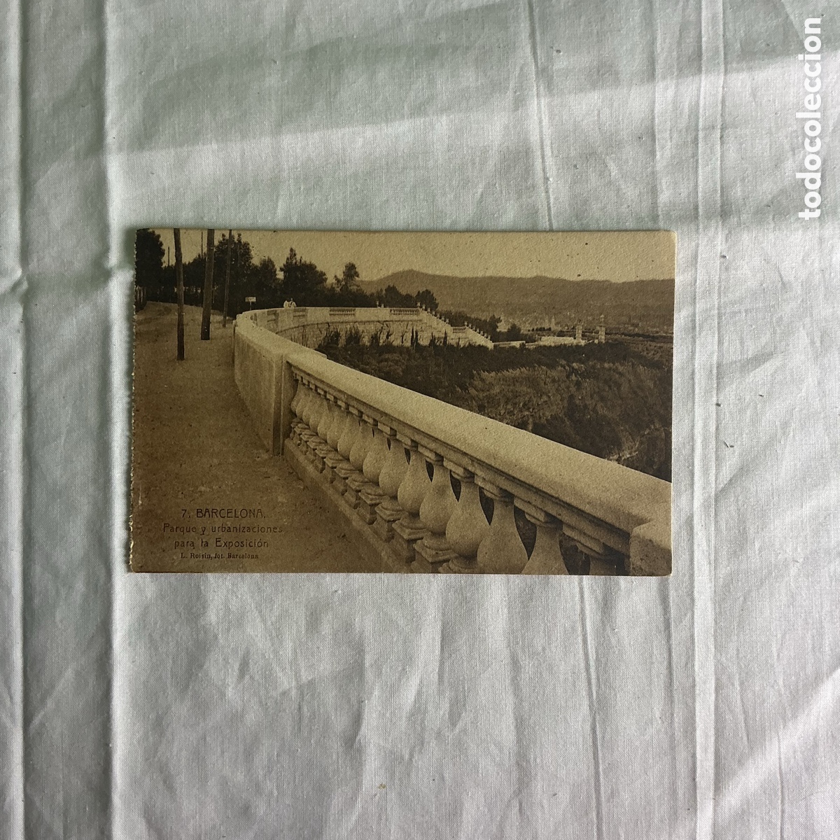 Postales: Antigua postal Barcelona &ndash; Parque y Urbanizaciones de la Exposici&oacute;n Internacional de 1929