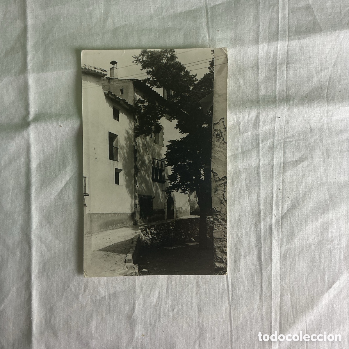 Postales: Antigua postal Molinos (Teruel) &ndash; Vista urbana / casa tradicional &ndash; a&ntilde;os 1970