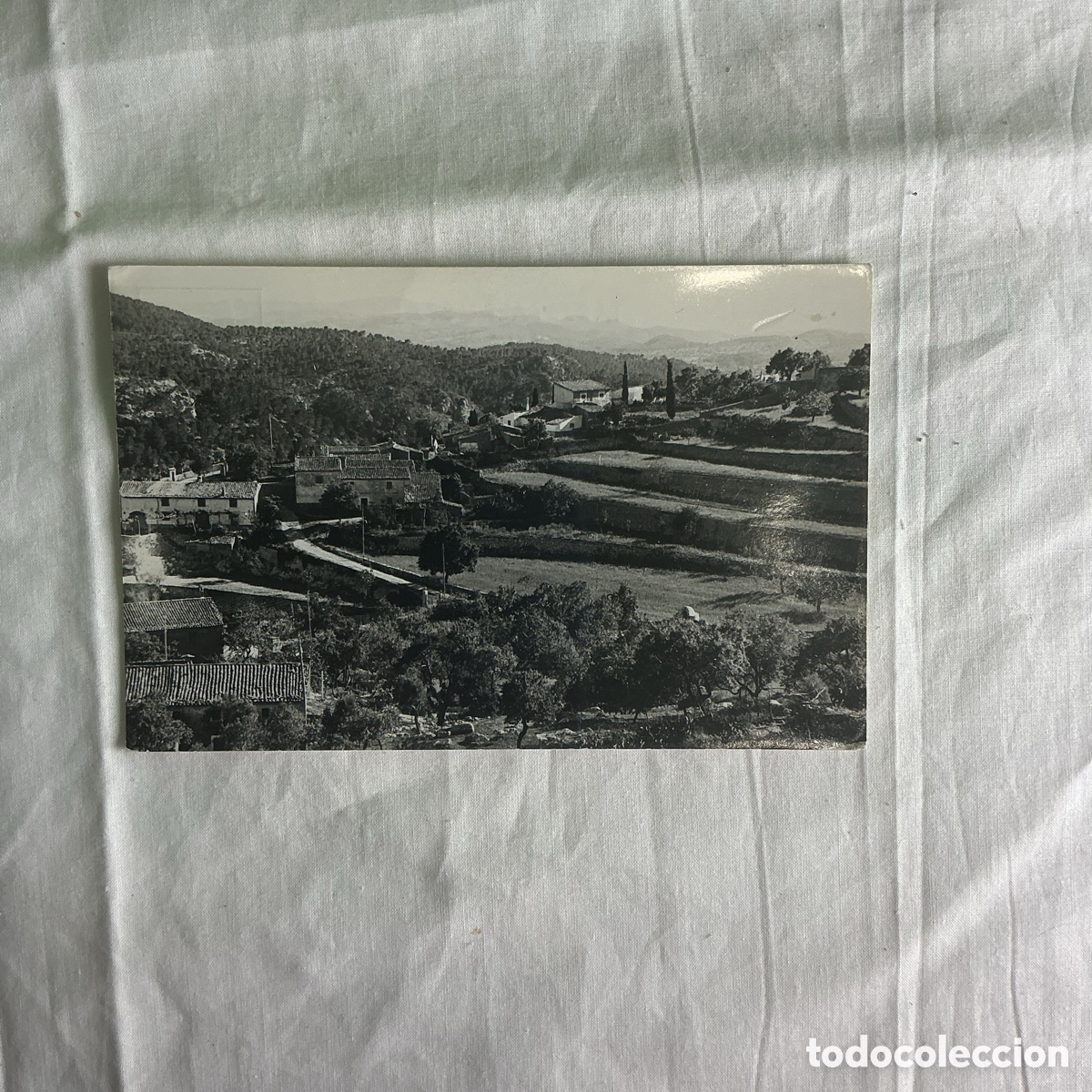 Postales: Antigua postal Galilea, Mallorca &ndash; Vista rural &ndash; Pensi&oacute;n Eolo, a&ntilde;os 1950-60