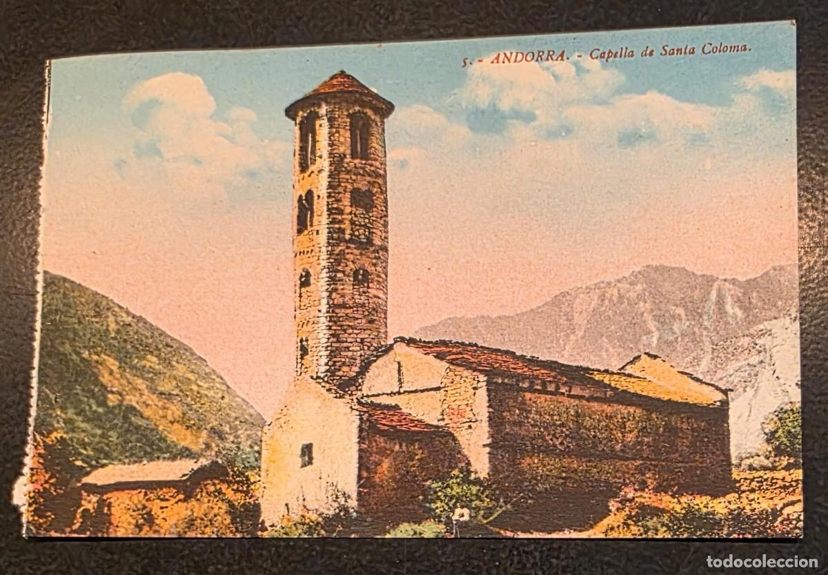 Postales: P.1083 Postal antigua Andorra n&ordm; 5 &ndash; Capella de Santa Coloma &ndash; Ed. La Maravilla Seo de Urgel