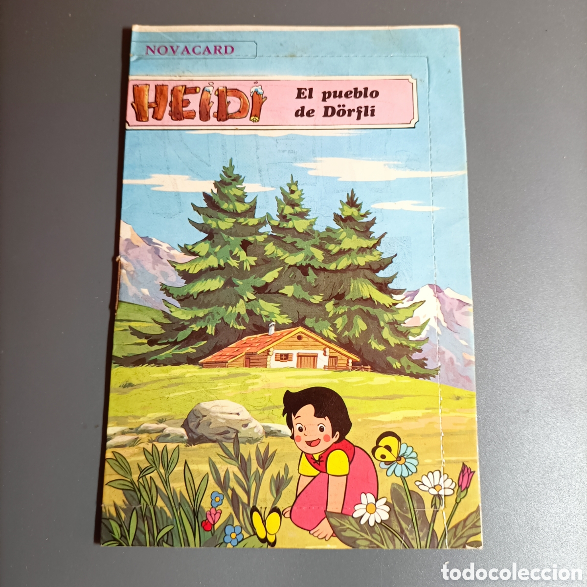Postales: POSTAL O FELICITACI&Oacute;N. HEIDI. EL PUEBLO DE D&Ouml;RFLI