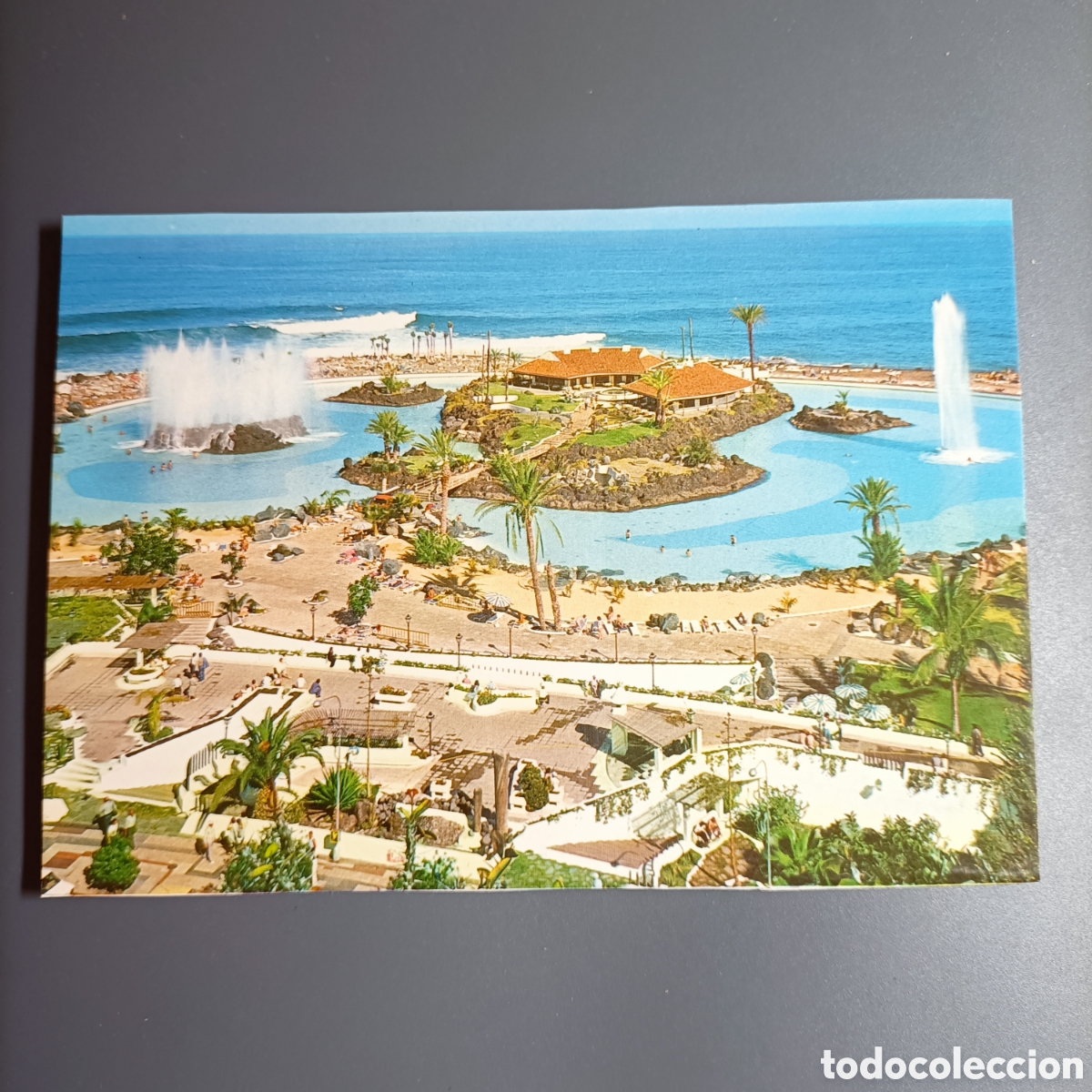 Postales: TARJETA POSTAL SIN CIRCULAR. №81 PUERTO DE LA CRUZ. LAGO ARTIFICIAL