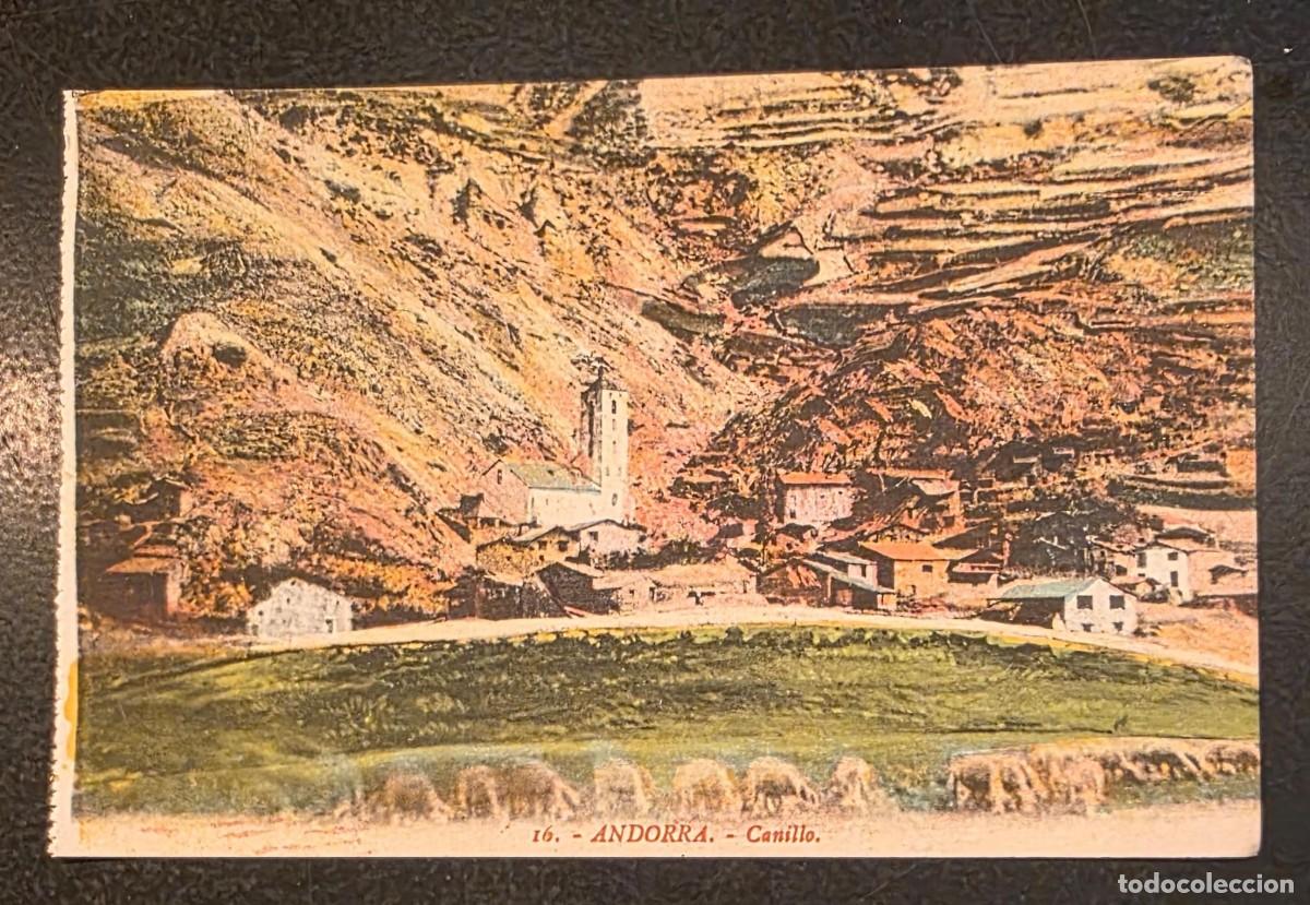 Postales: P.1089 Postal antigua Andorra &ndash; La Massana &ndash; Vista general del pueblo