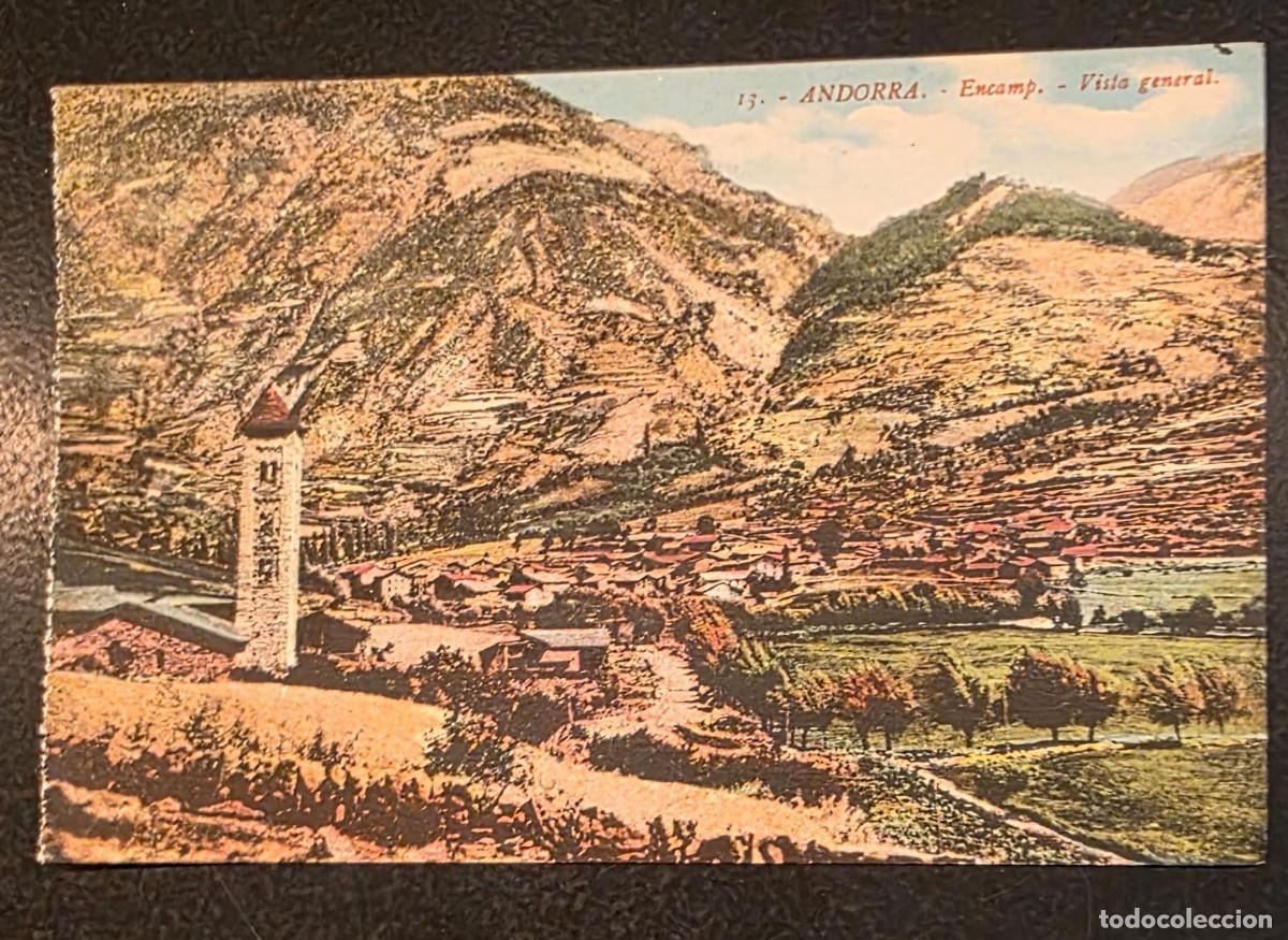 Postales: P.1091 Postal antigua Andorra &ndash; La Massana &ndash; Vista general del pueblo