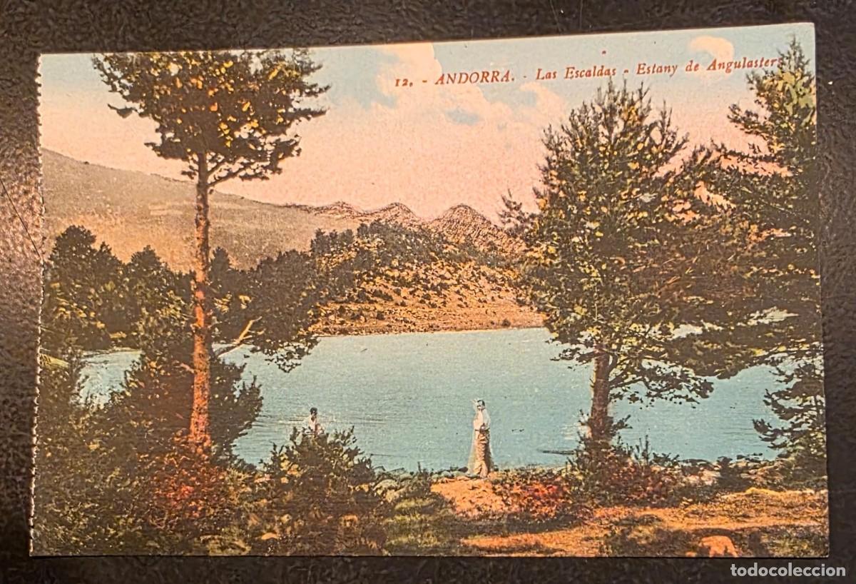 Postales: P.1092 Postal antigua Andorra &ndash; La Massana &ndash; Vista general del pueblo
