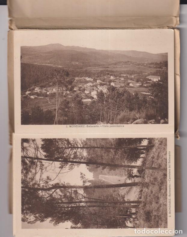 Postales: Mondariz - Balneario de Galicia. Libro con 30 postales. Fuentes de G&aacute;ndara y de Troncoso. L. Rois&iacute;n.