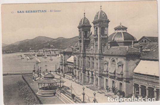 Postales: 17- San Sebasti&aacute;n. El Casino. Edici&oacute;n G. Galarza. Sin usar