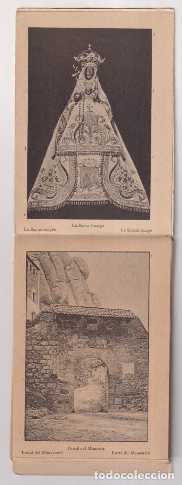 Postales: Recuerdo de Montserrat. Librito de 15 Postales (12x8 c.) Sin usar