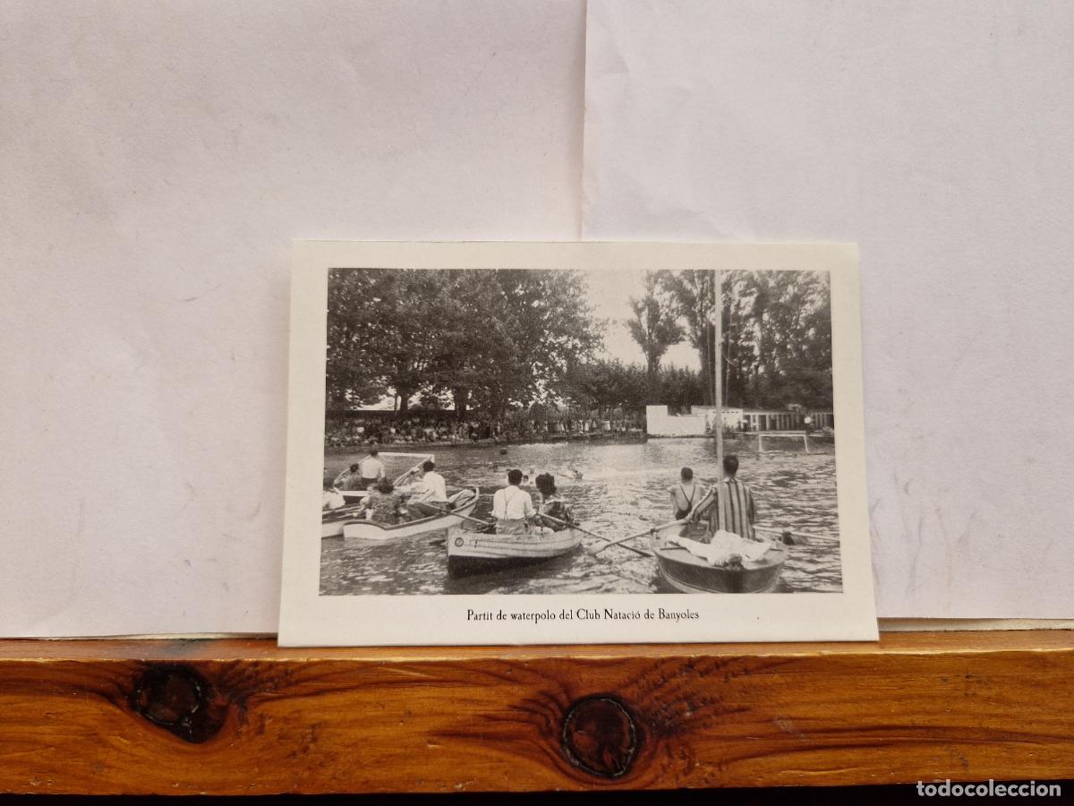 Postales: BONITA FOTOGRAFIA EN PAPEL. BANYOLES ELS ANYS 30.40 I 50. PARTIR DE WATERPOLO DEL CLUB NATACION.