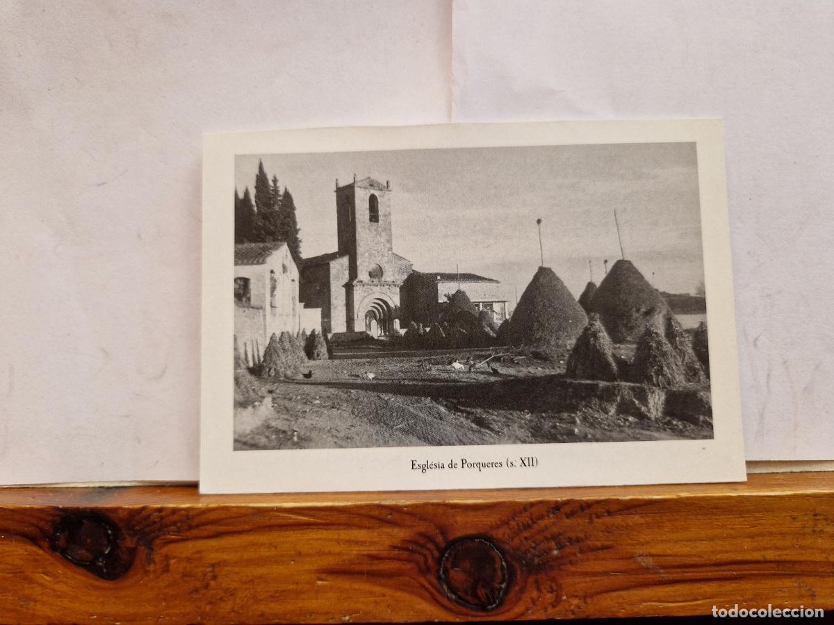 Postales: BONITA FOTOGRAFIA EN PAPEL. BANYOLES. ESGLESIA DE PORQUERES. XII.