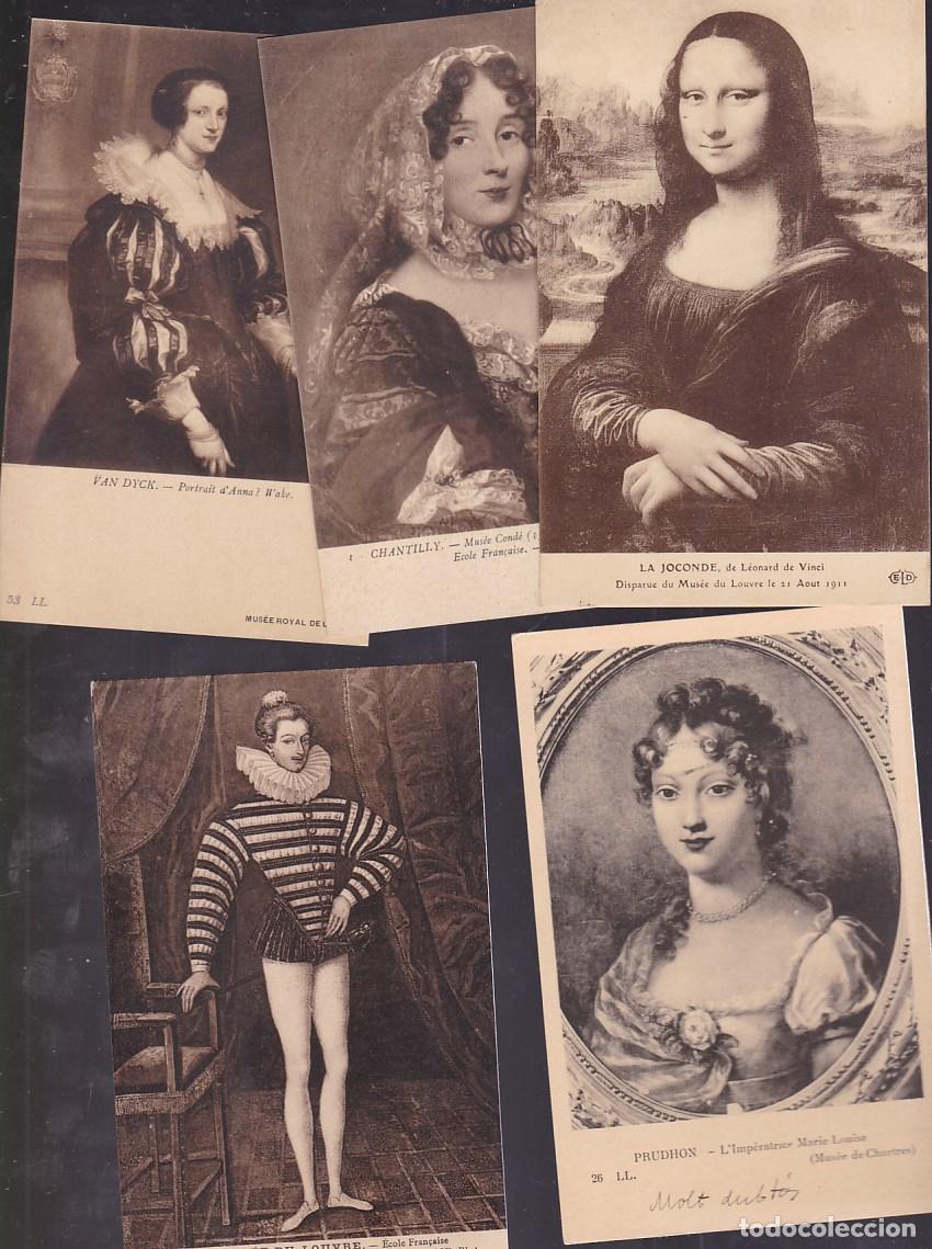Postales: FC-VE -Lote 38 POSTALES Blanco /Negro .ARTE PERSONAJES