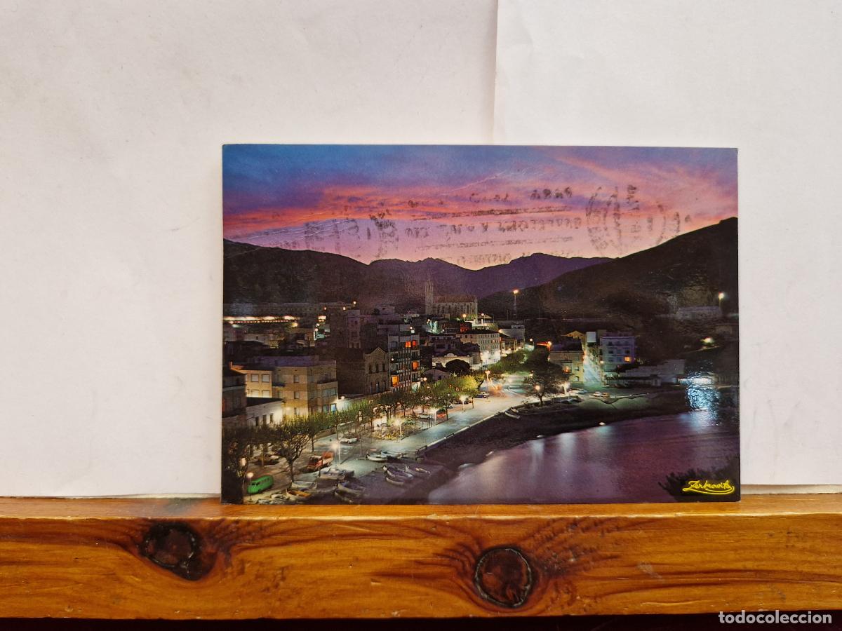 Postales: BONITA POSTAL CIRCULADA. COSTA BRAVA. VISTA NOCTURNA.