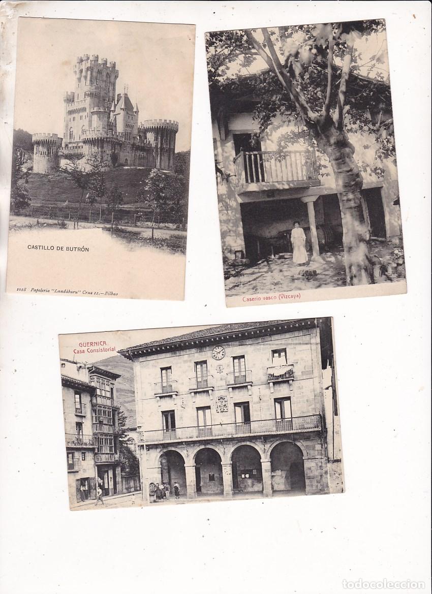 Postales: FC-VE -Lote 7 POSTALES Blanco /Negro .PAIS VASCO