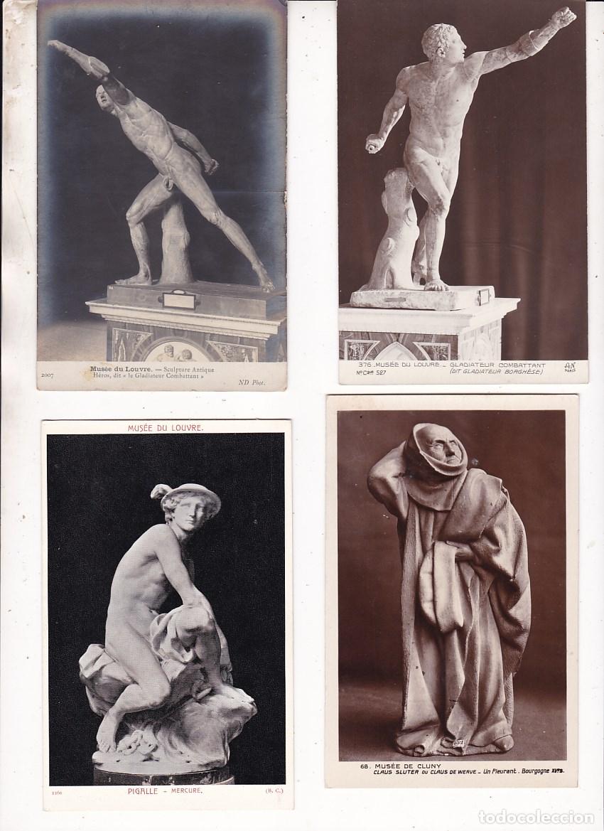 Postales: FC-VE -Lote 33 POSTALES Blanco /Negro . ARTE. ESCULTURA