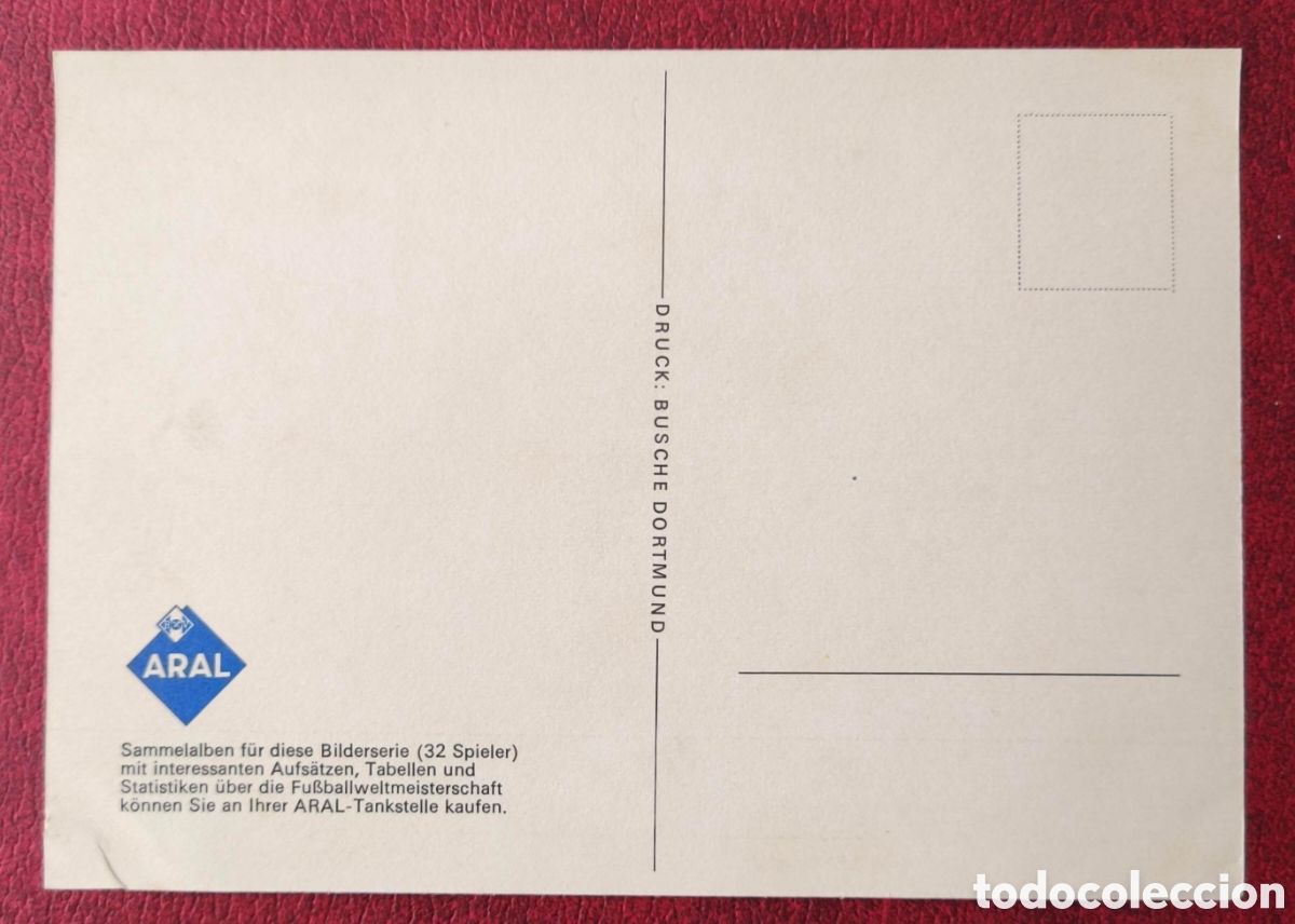 Postales: Alemania. 1966. Albert Br&uuml;lls. AC Brescia - Foto 2