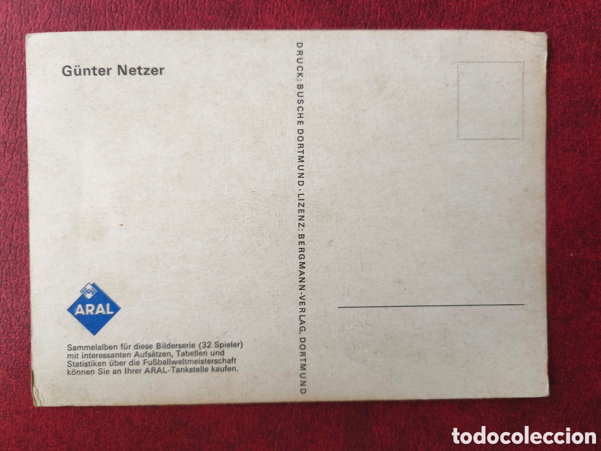 Postales: Alemania. 1966. G&uuml;nter Netzer - Foto 2